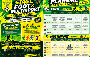 Stage Octobre 2026